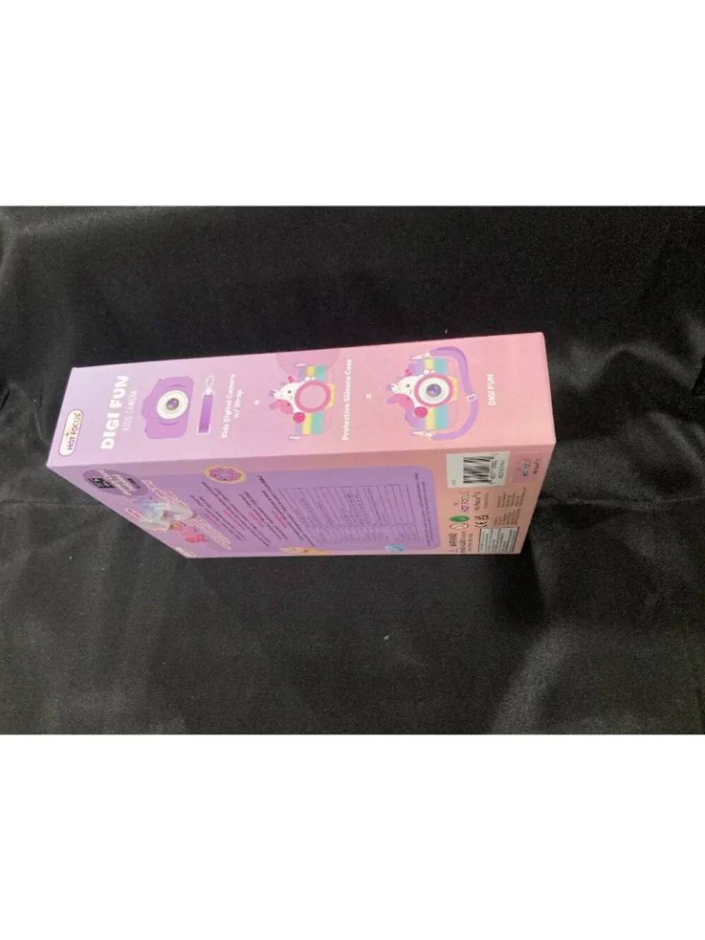 Hot Focus Kids Digital Camera Digi Fun Purple w Strap 128MB